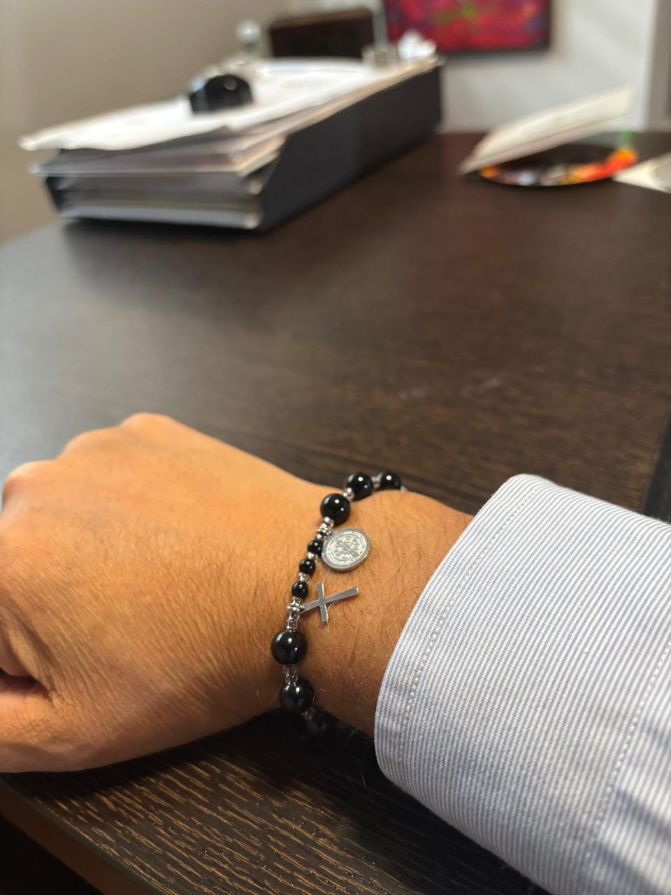 Customer photo review of Decenarios San Benito - Piedras Naturales y Dije Inoxidable