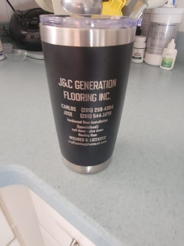 Customer photo review of (1) 20oz Tumbler