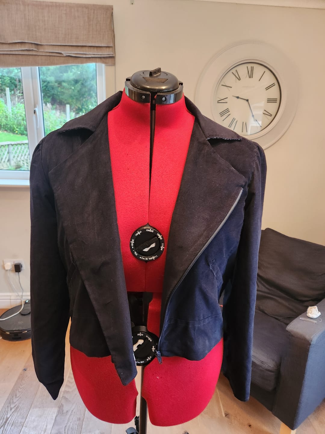 Customer photo review of Plain Needlecord Fabric