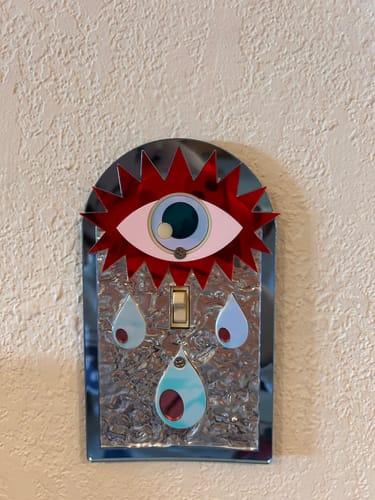 Customer photo review of Cry Baby Light Switch Cover