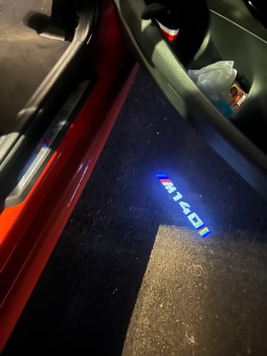 Customer photo review of BMW F SERIES DOOR LIGHTS