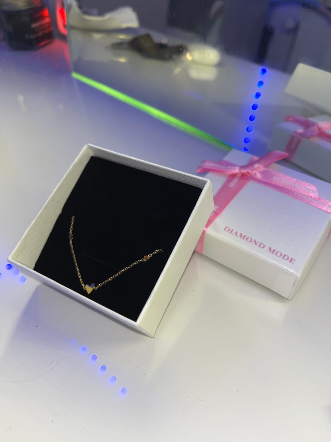 Customer photo review of Cute Heart Armband | 18K vergoldet