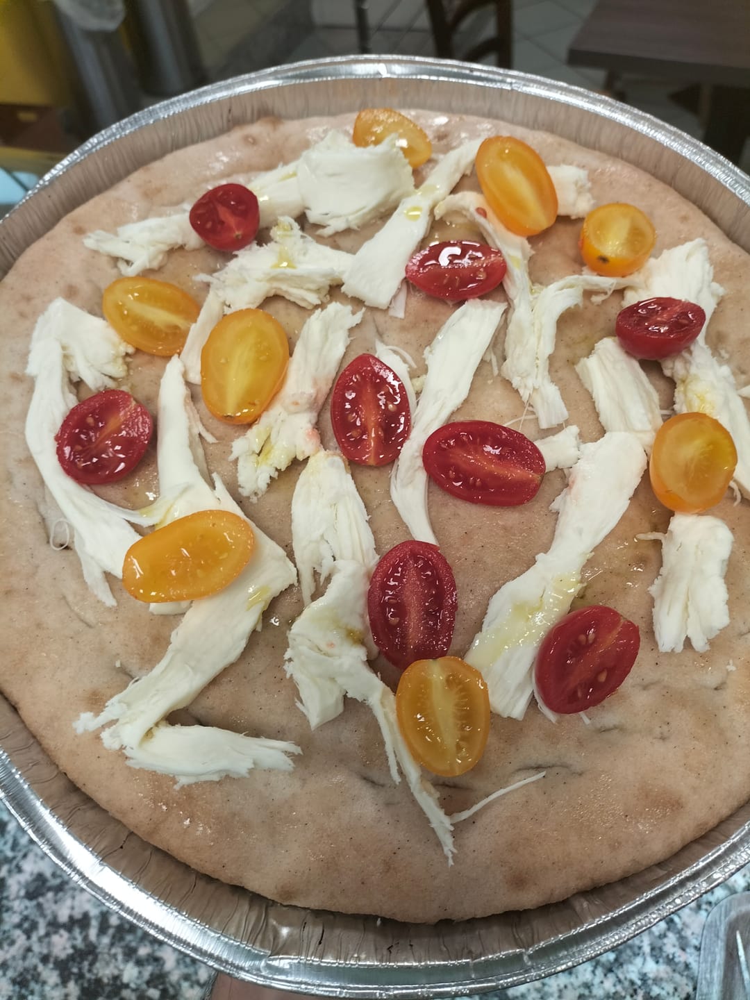 Customer photo review of Pizza SENZA GLUTINE E LATTOSIO
