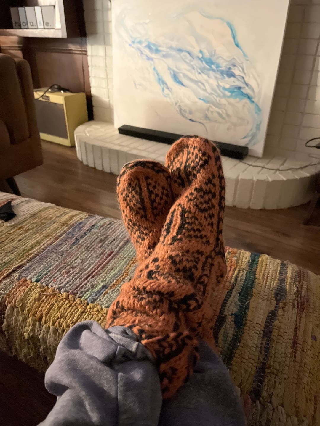 Customer photo review of Wool Mukluks Slippers