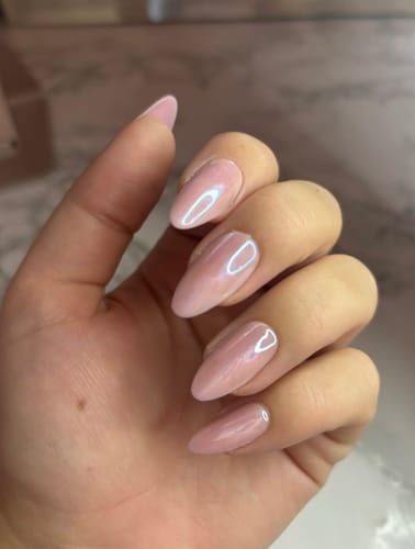 Customer photo review of Rose - Press On Nails