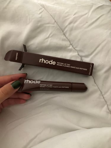 Customer photo review of peptide lip tint / espresso