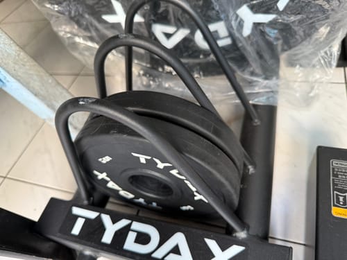 Customer photo review of Tydax Bumper Plate Storage Cart