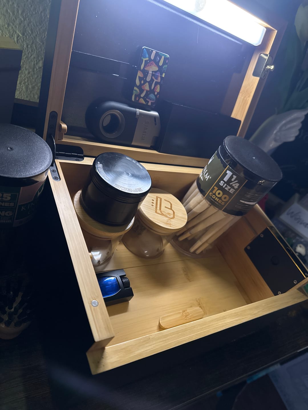 Customer photo review of DISCOVERY 2.0 Storage Stash Box with Fingerprint Lock
