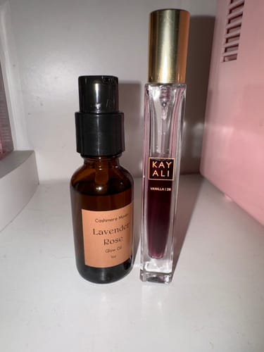 Customer photo review of Lavender Rose Glow Oil