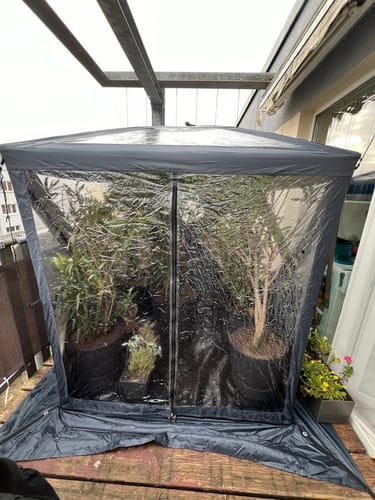 Customer photo review of PREMIUM Überwinterungszelt ALASKA  150 x 150 x 180 cm