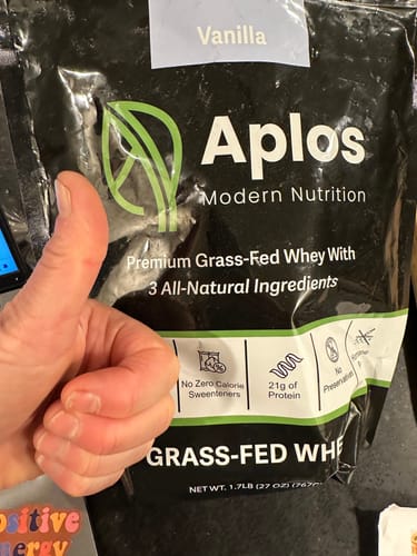 Customer photo review of Grass-Fed Whey