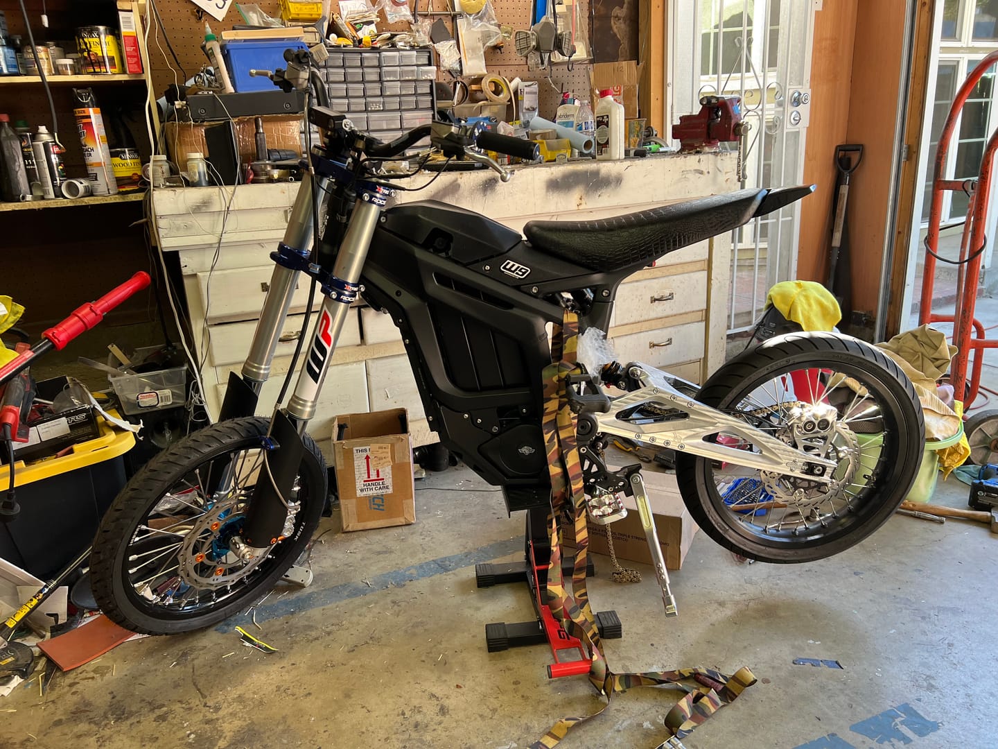Customer photo review of Extended swing-arm