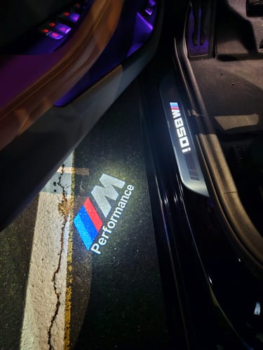 Customer photo review of BMW F SERIES DOOR LIGHTS