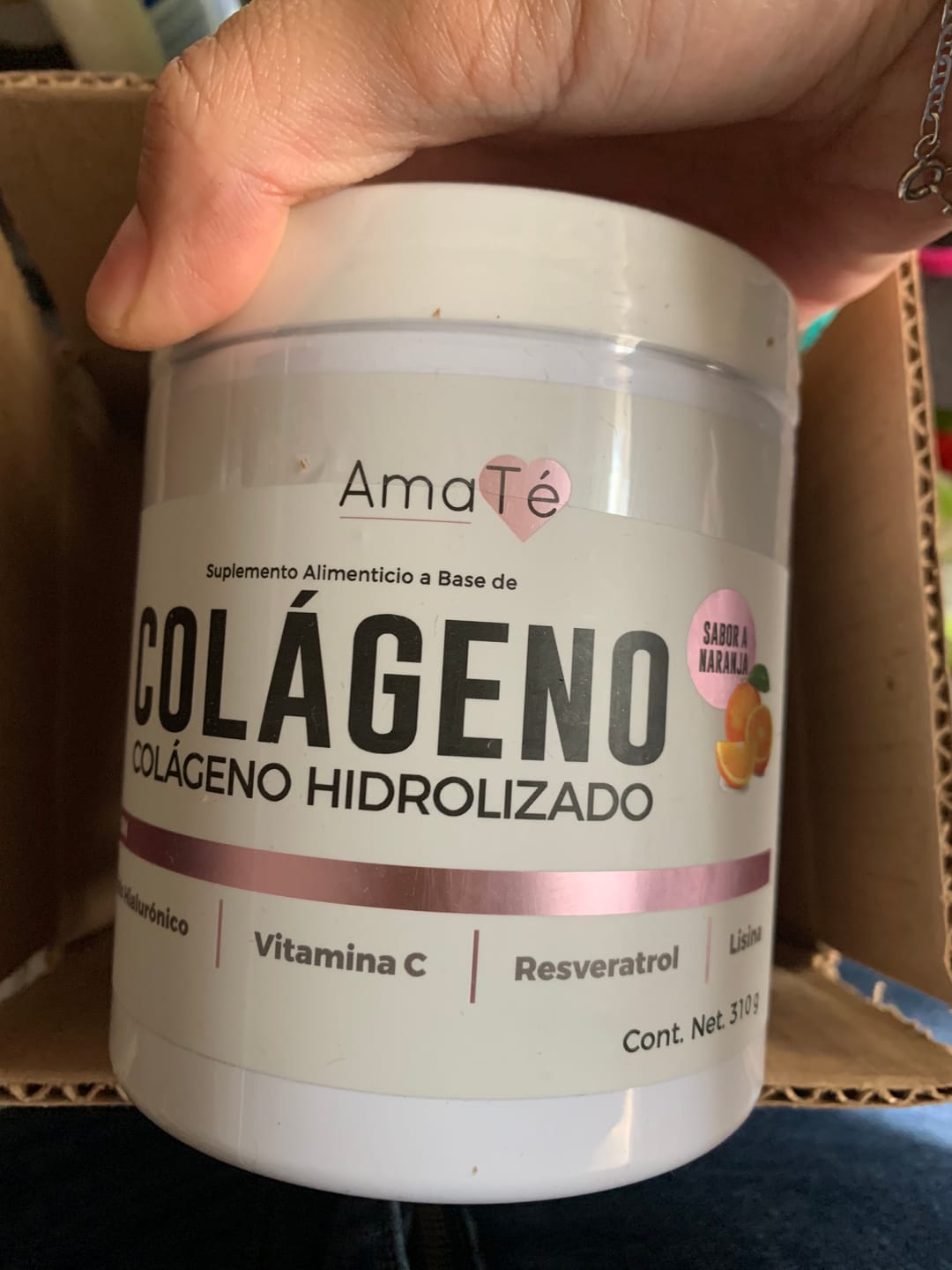 Customer photo review of Colágeno