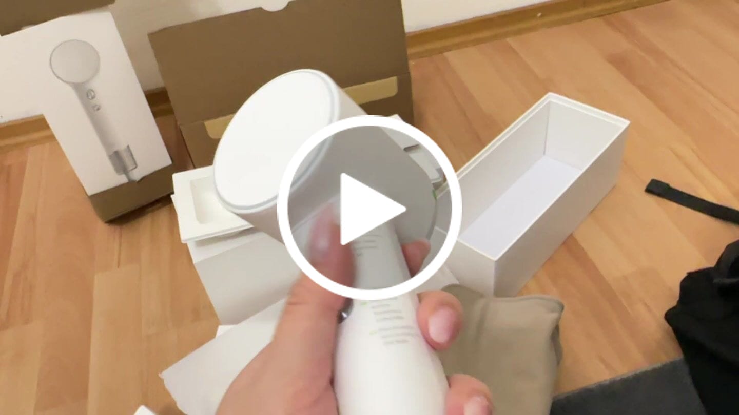 Customer video review of Laifen Mini · High-Speed Hair Dryer