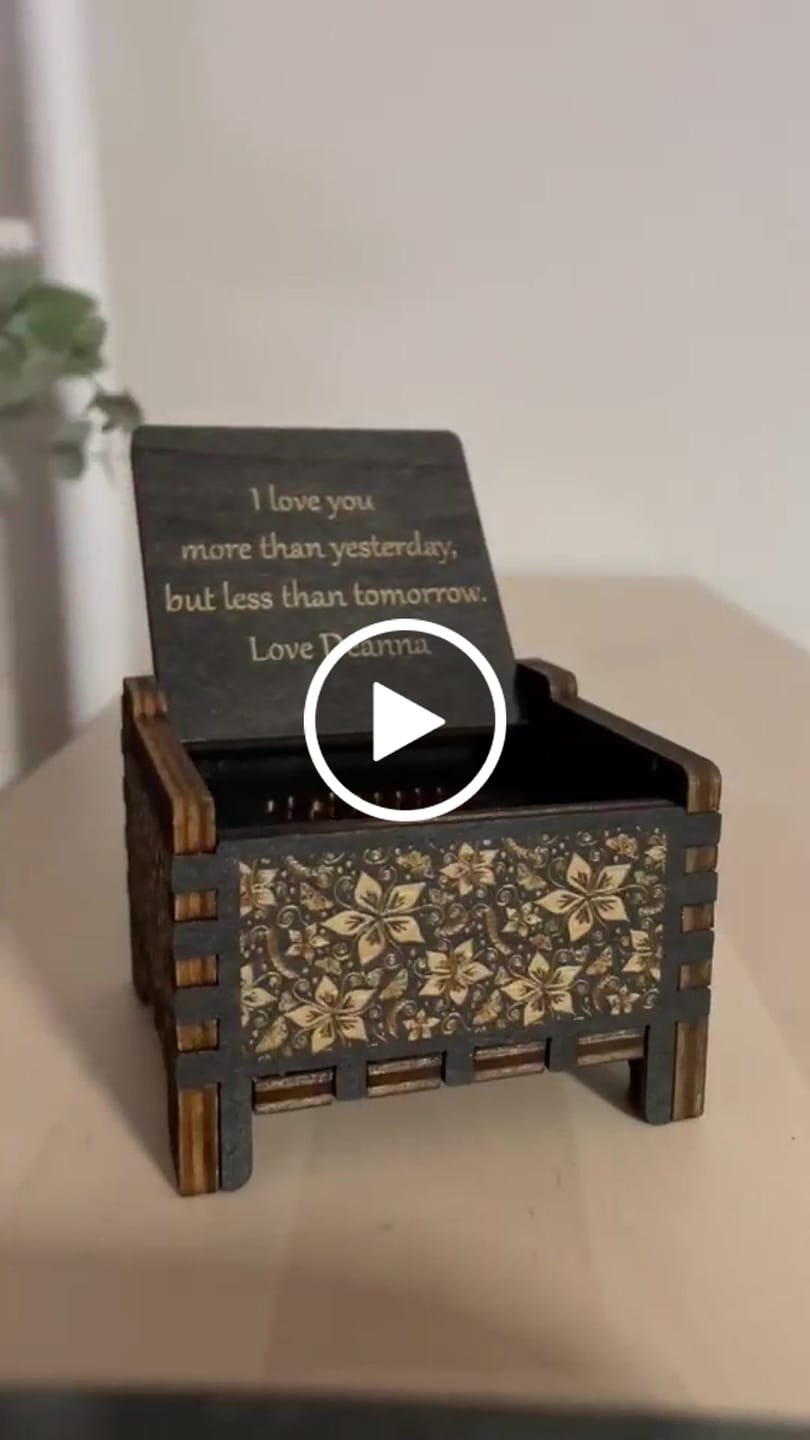 Customer video review of Custom Digital Music Box - Any song, tune, or voice