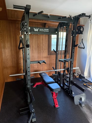 Customer photo review of Major Fitness Adjustable Bench | 1300Lbs Capacity Weight Bench PLT01