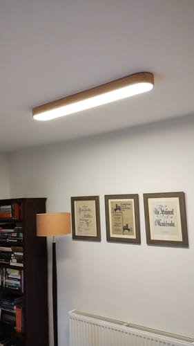 Customer photo review of Modern LED Long Oval Flush Mount Ceiling Light