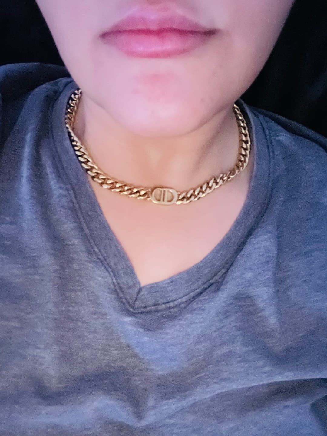 Customer photo review of Prestige Halskette | 18K vergoldet