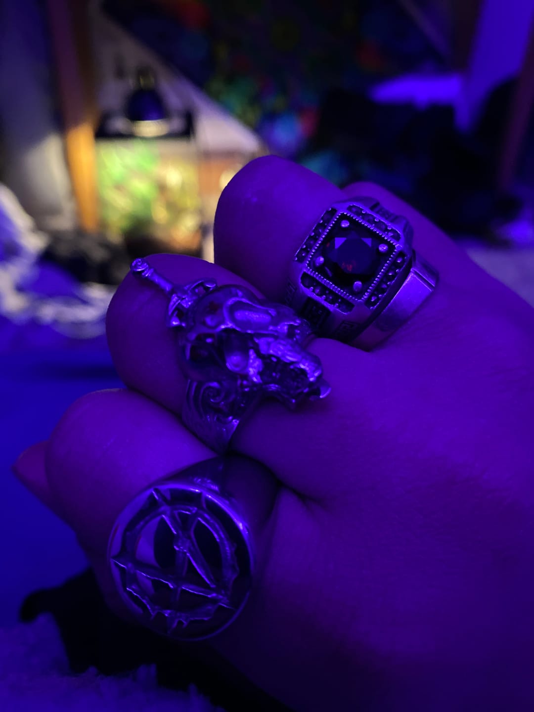 Customer photo review of ANARCHY SIGNET RING