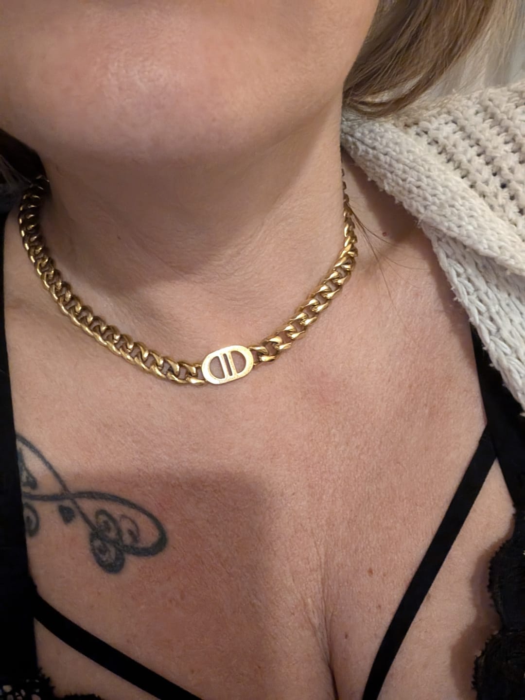 Customer photo review of Prestige Halskette | 18K vergoldet