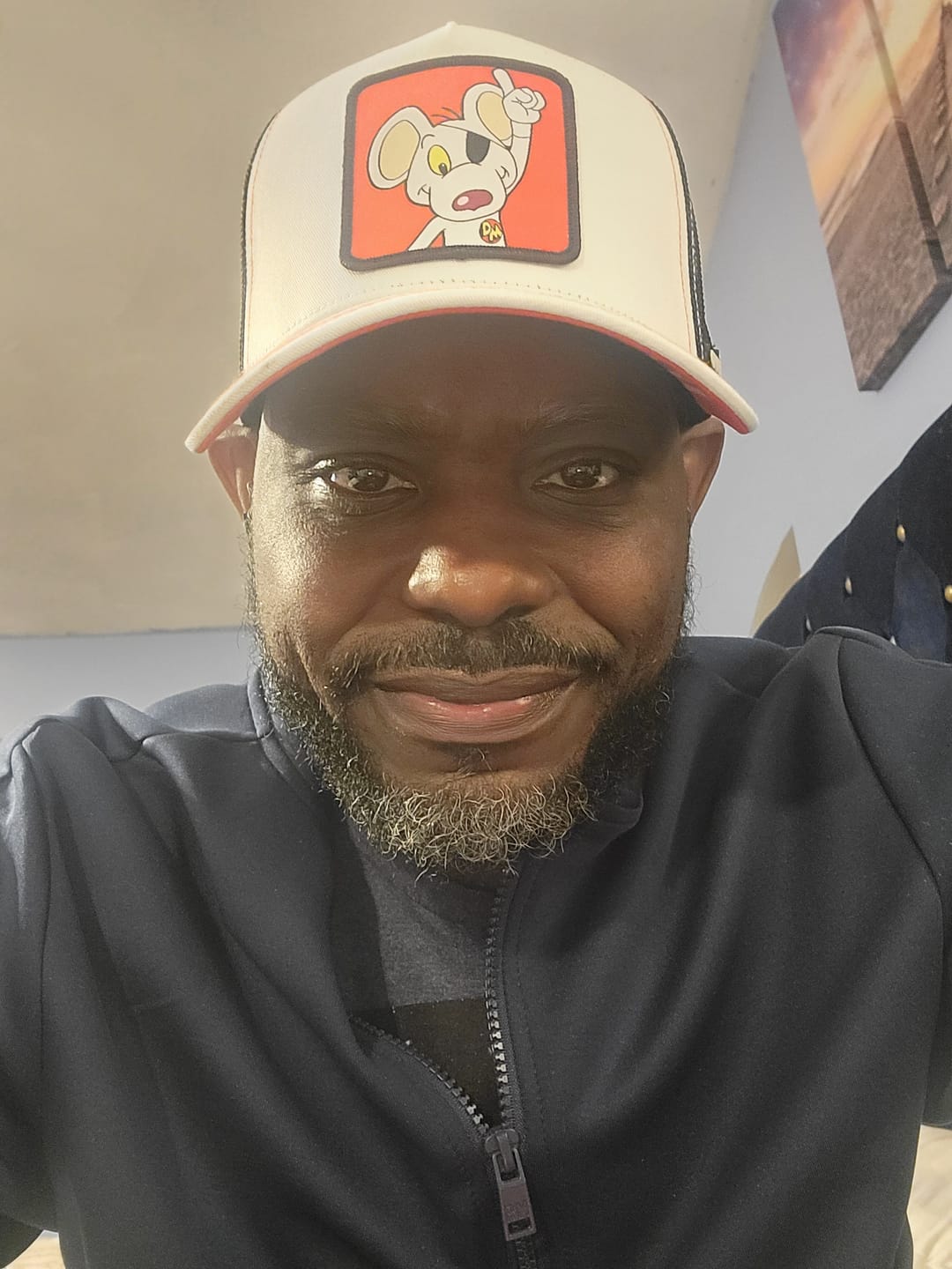 Customer photo review of OVERLORD X Danger Mouse: Danger Mouse Trucker Cap