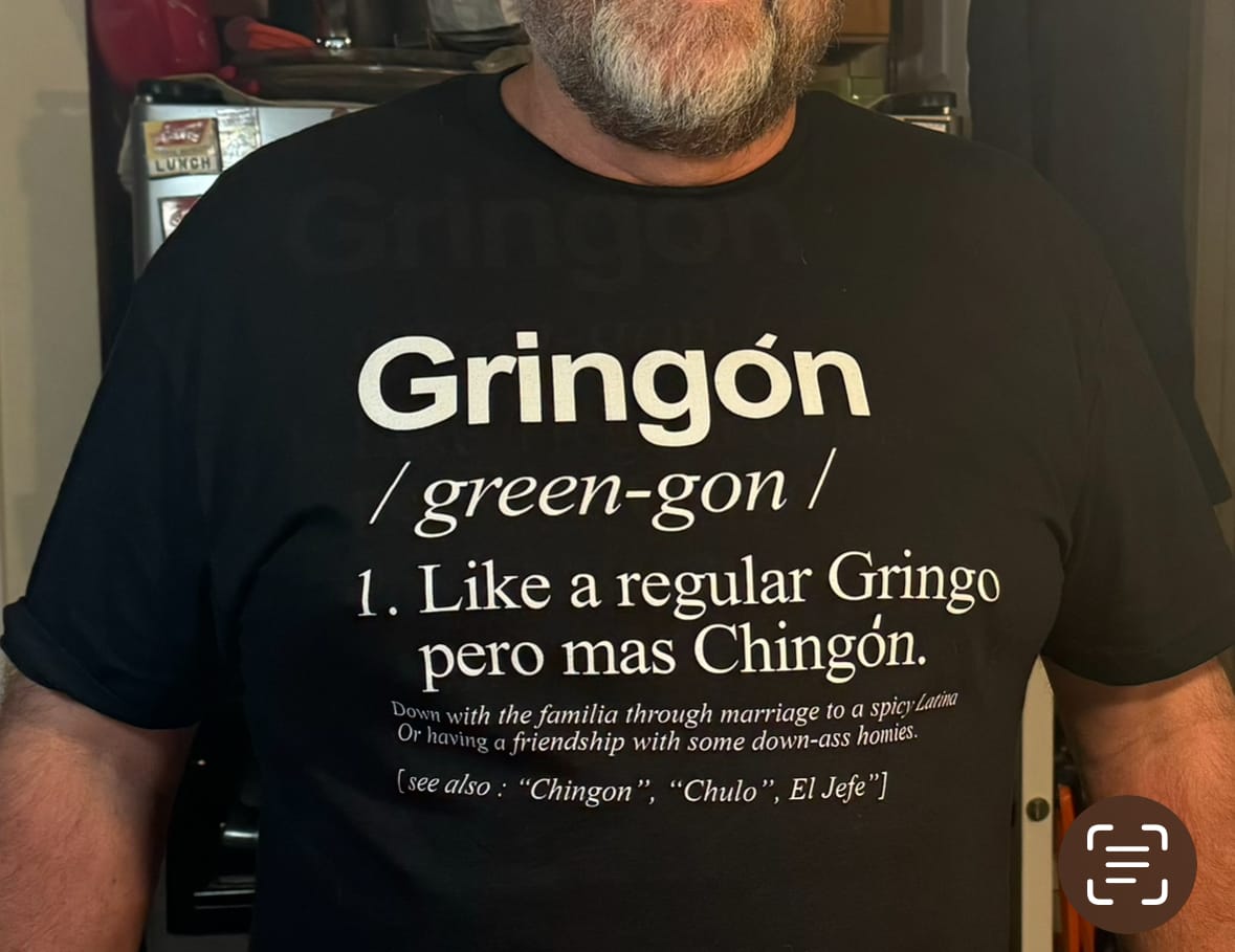 Customer photo review of El Gringon OG Old School T-Shirt