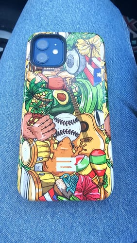 Customer photo review of Bambua Tough iPhone Case