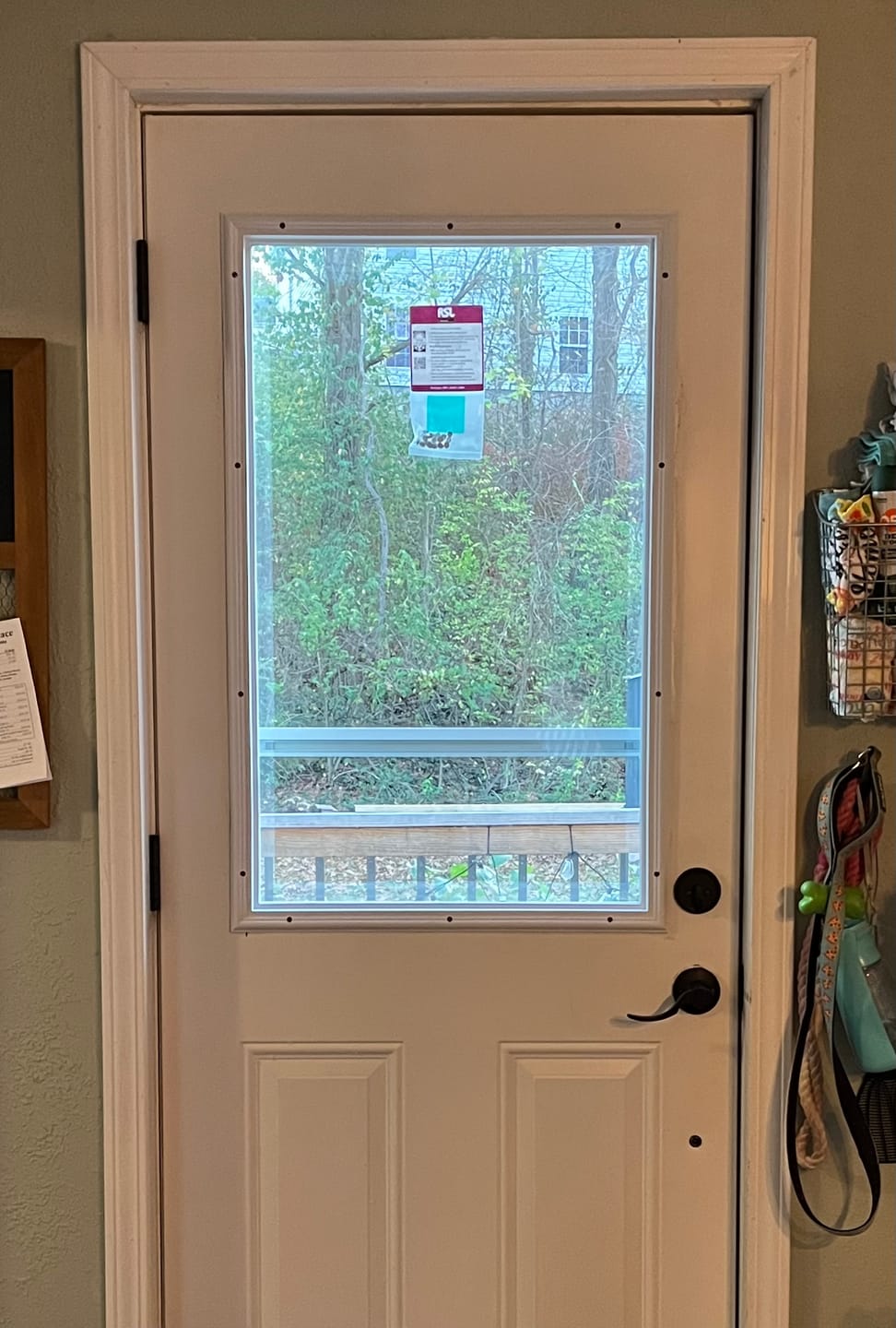 Customer photo review of Clear 1 Lite Glass and Frame Kit (Half Lite)