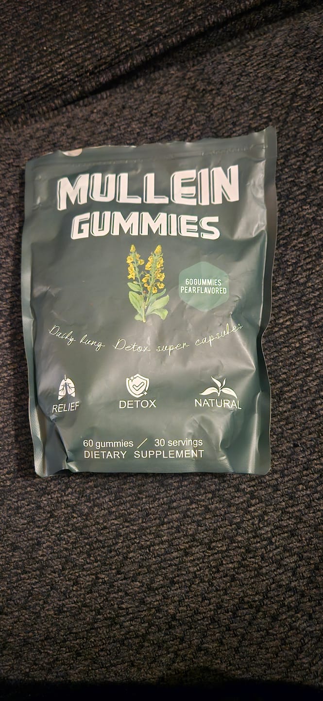 Customer photo review of Mullein Gummies