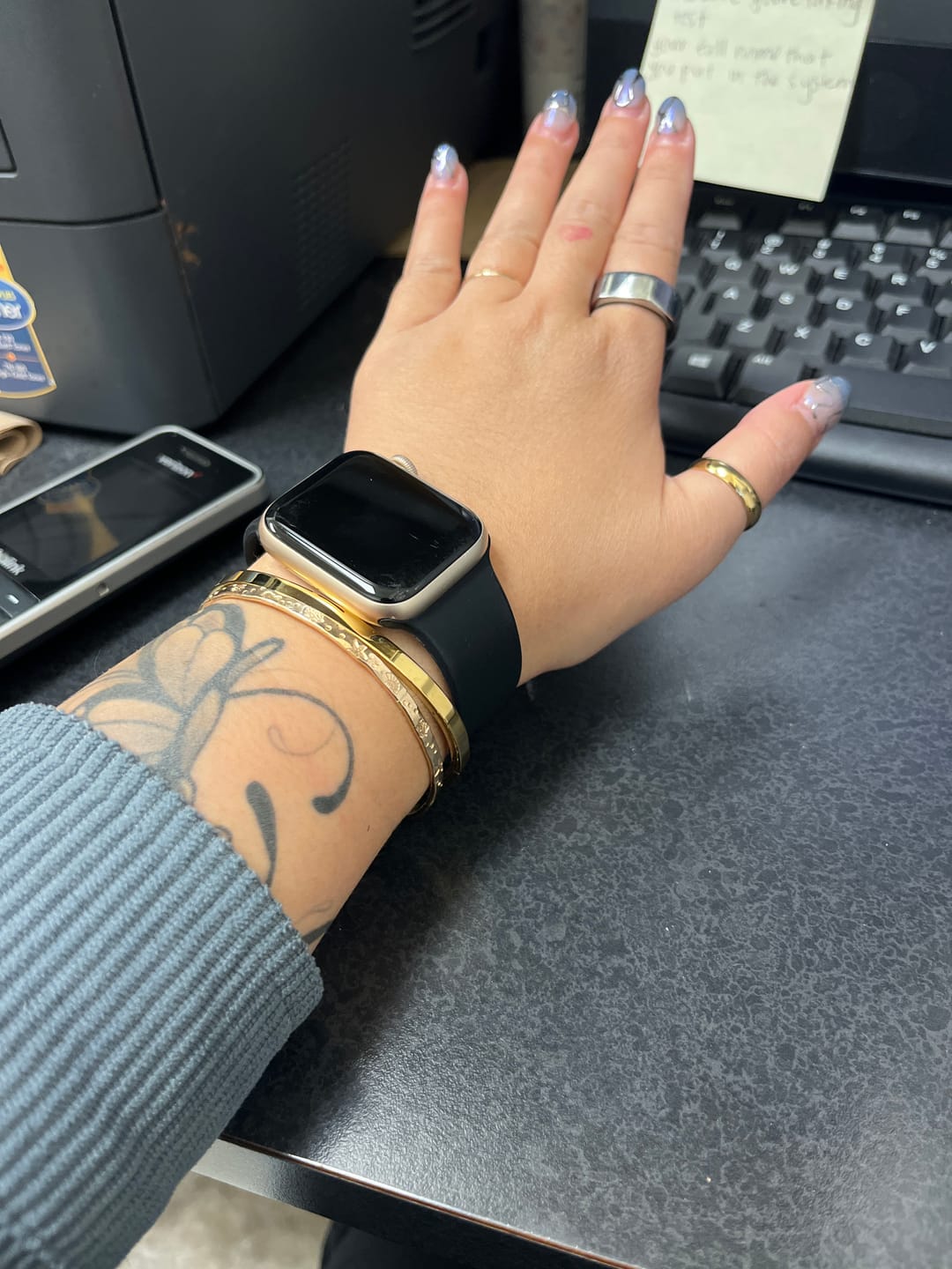Customer photo review of Classic Flat Bangle
