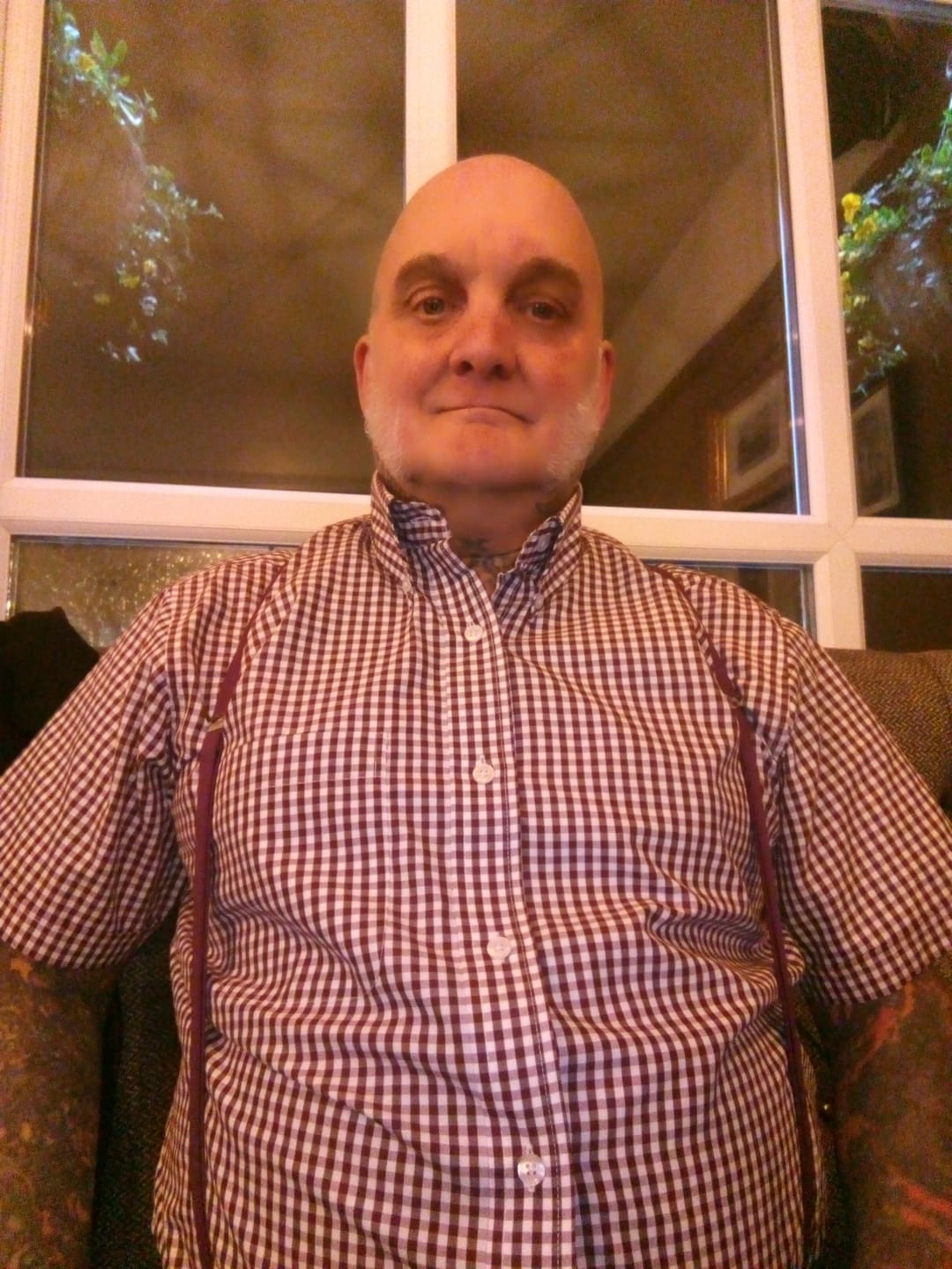 Customer photo review of Short Sleeve Checkered Gingham Shirt - Multiple colours