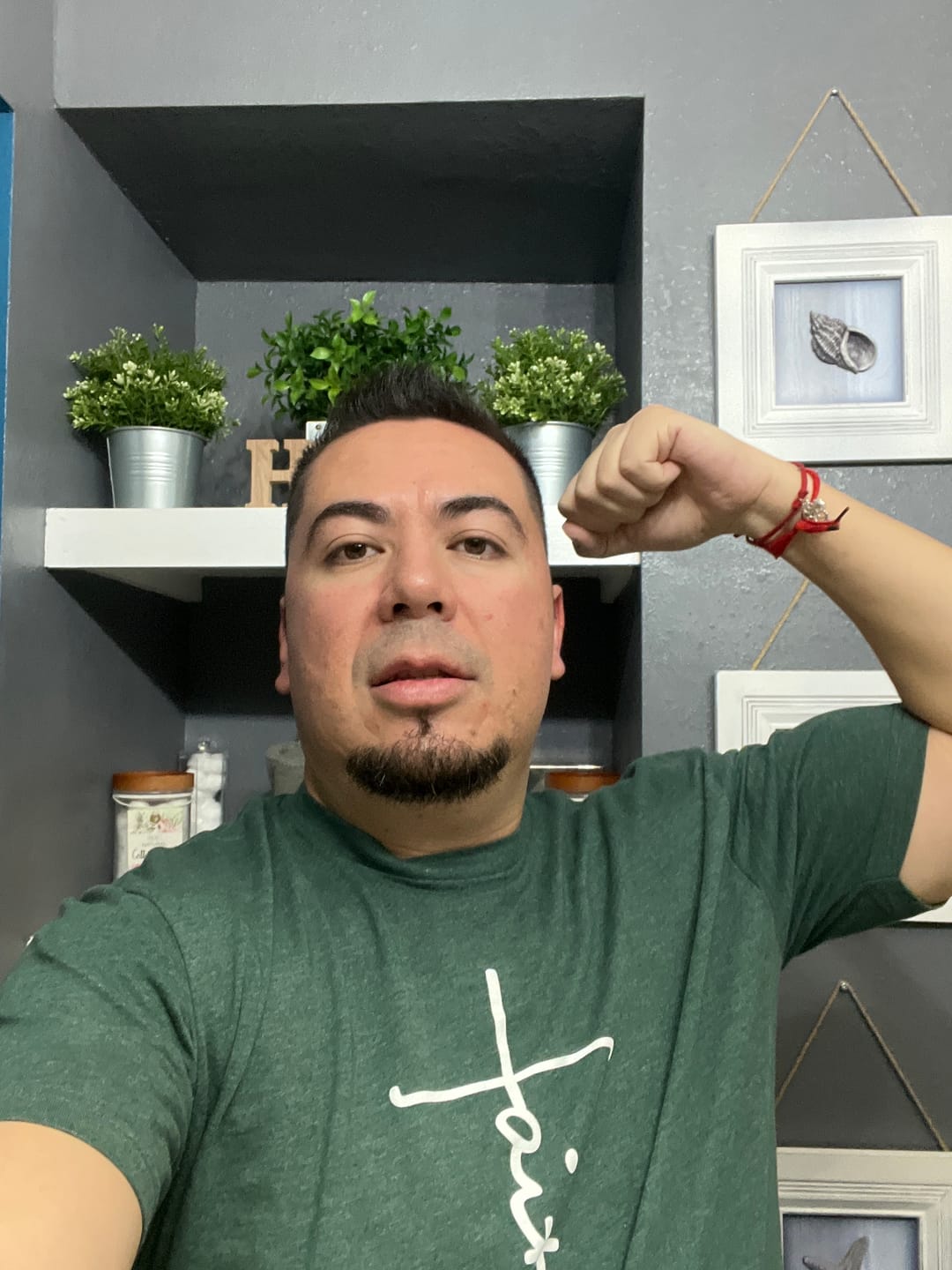 Customer photo review of Faith Cross Tee