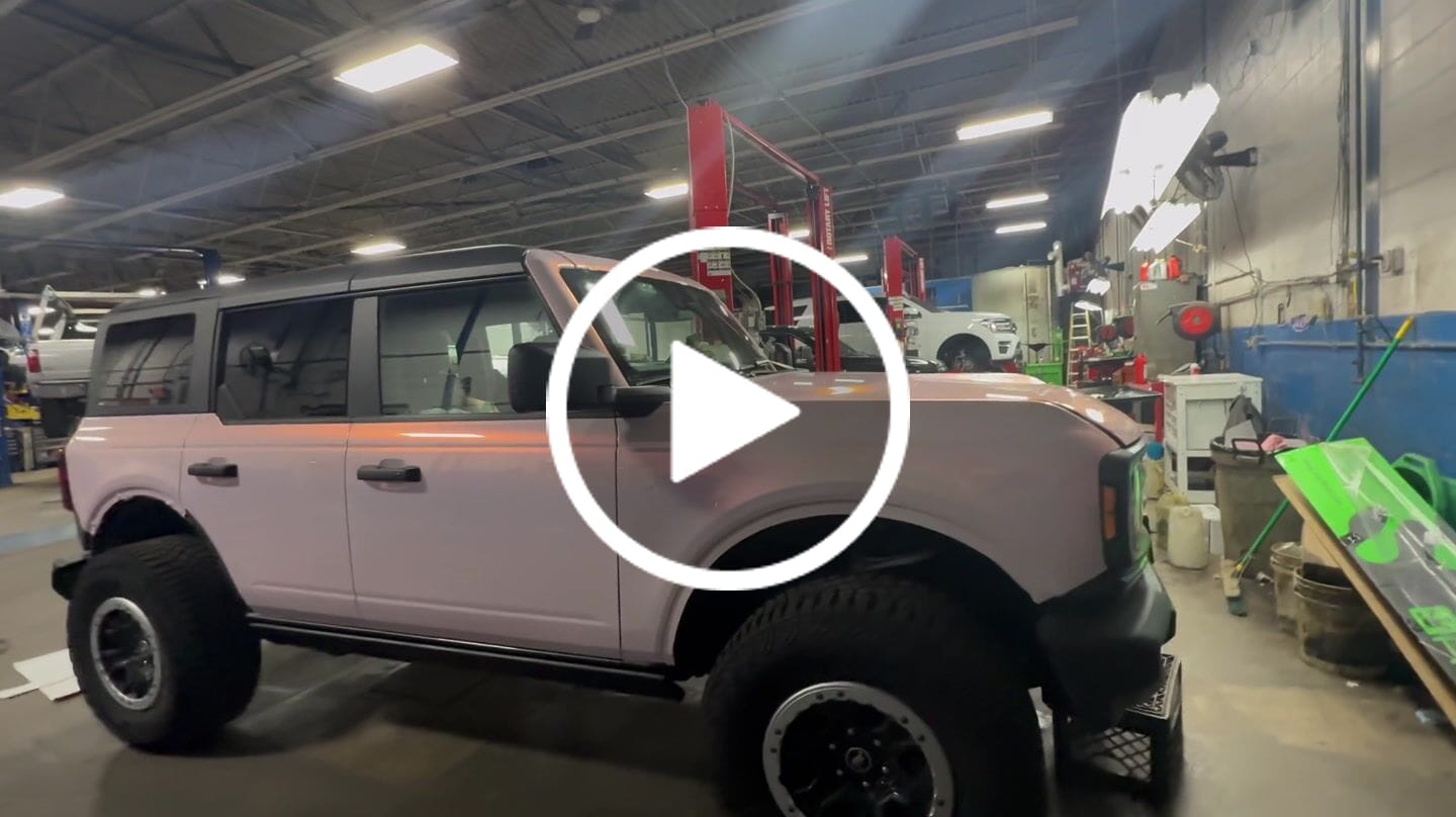 Customer video review of Candy Metallic Pink White Vinyl Wrap