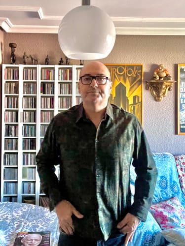 Customer photo review of Chemise habillée boutonnée à manches longues et imprimé vintage pour homme