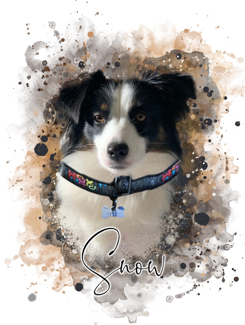 Customer photo review of Portrait Aqua Art