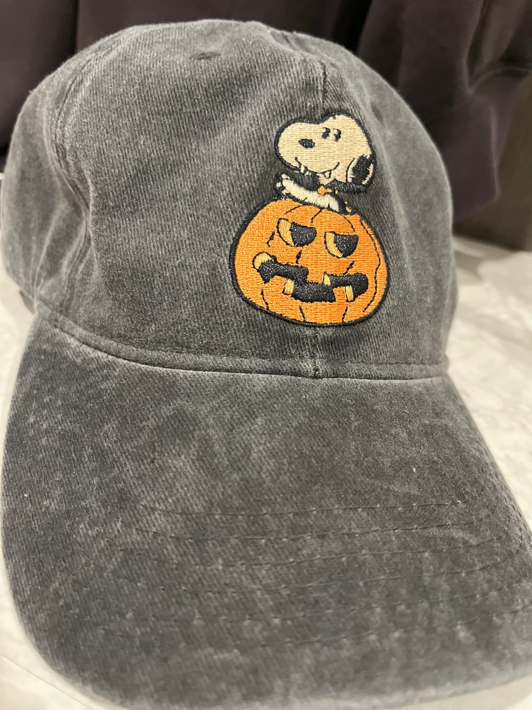 Customer photo review of Peanuts "Boo!" – Dad Hat