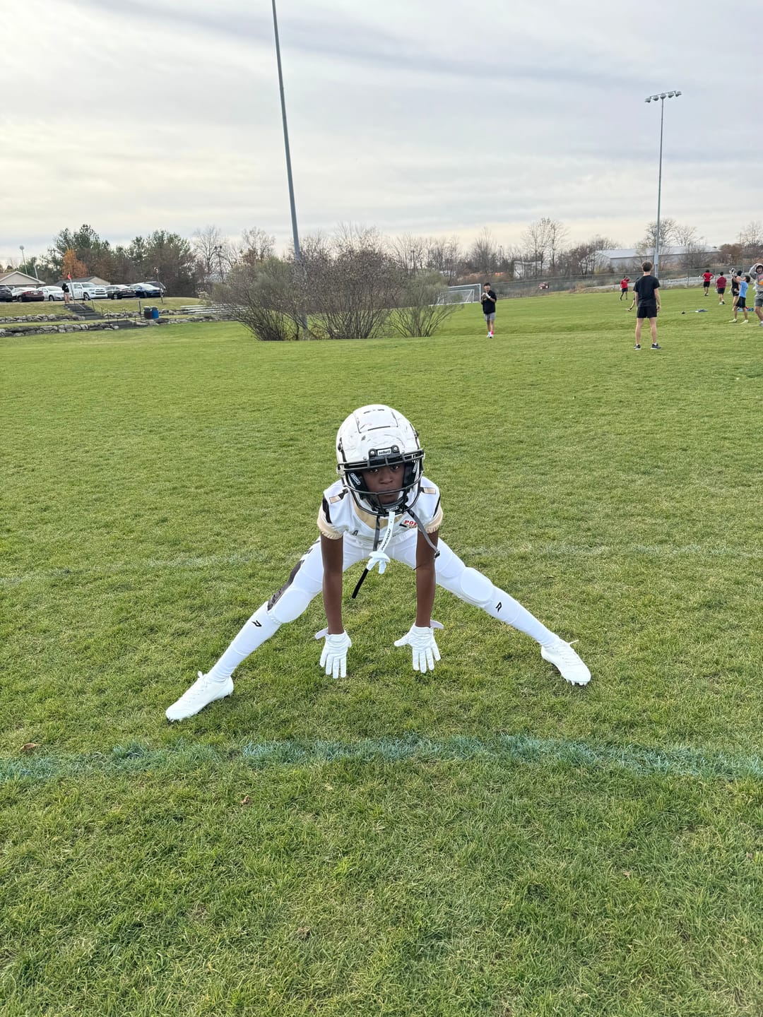 Customer photo review of Phenom Elite Nano-Stretch Compression Sleeve - Team Colors