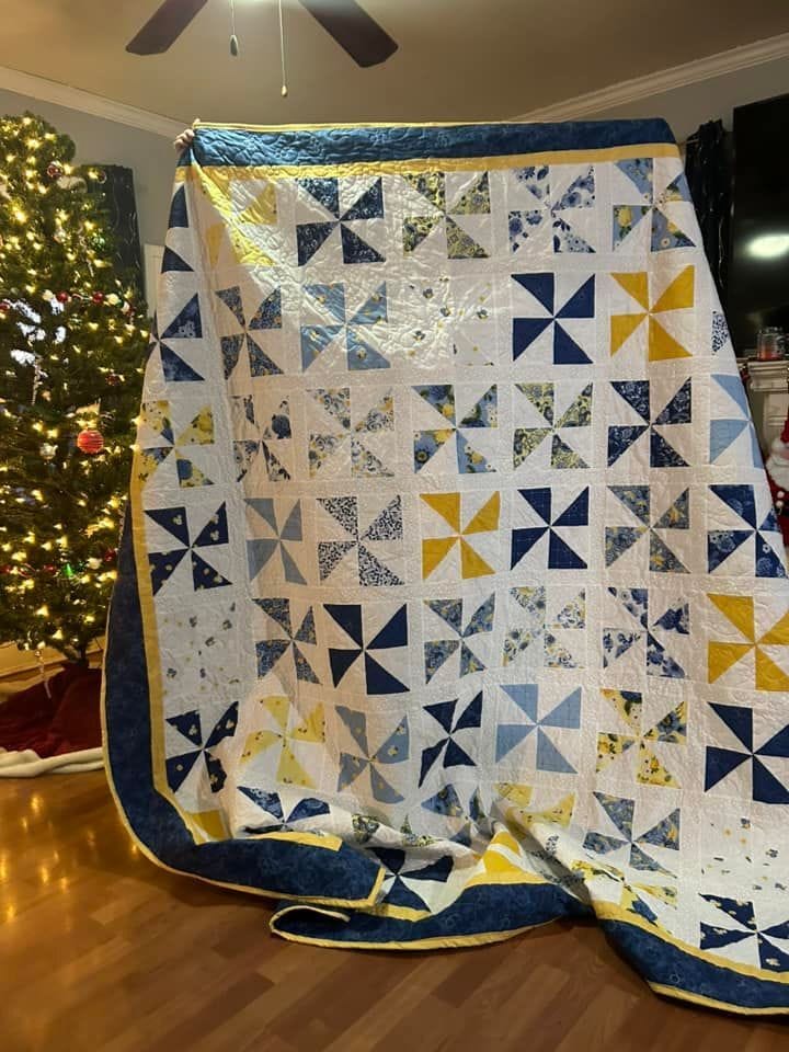 Customer photo review of True Fabrics - Sunshine Blooms - Precut Fabric