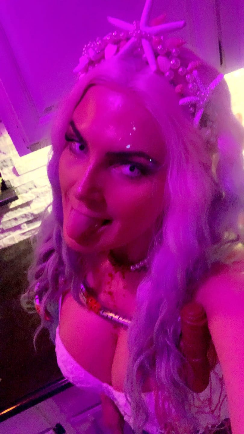 Customer photo review of Halloween Whiteout Prescription Colored Contact Lenses