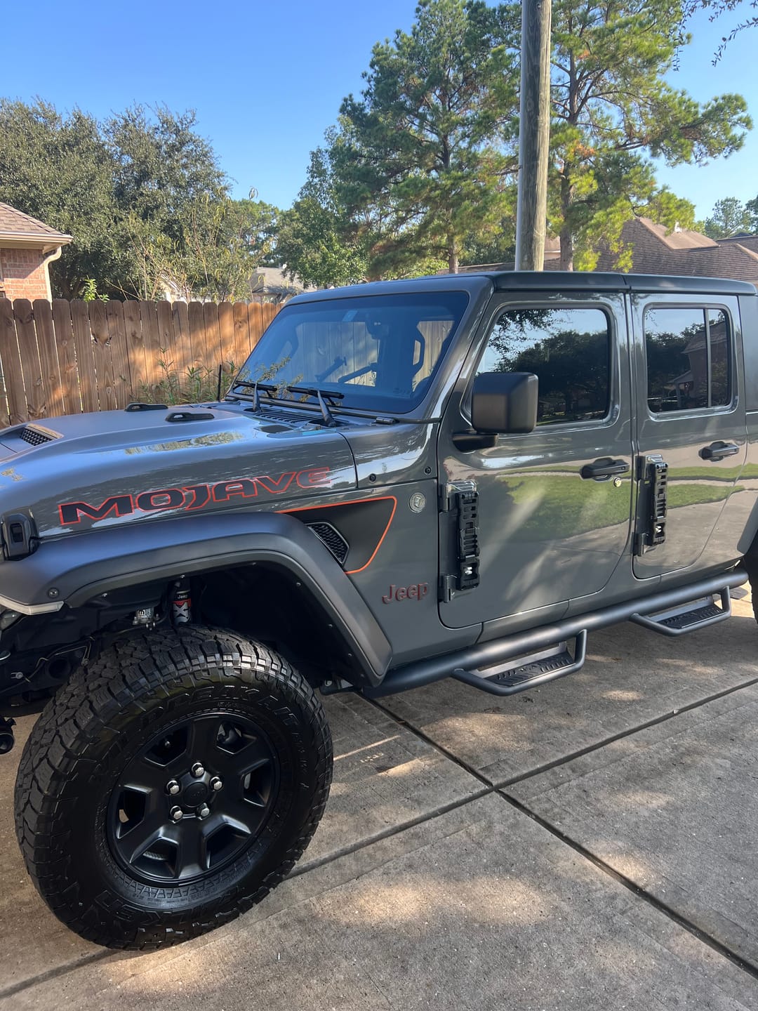 Customer photo review of Premium Fender Vent Decal Set | Black Topo - fits Wrangler JL & Gladiator JT