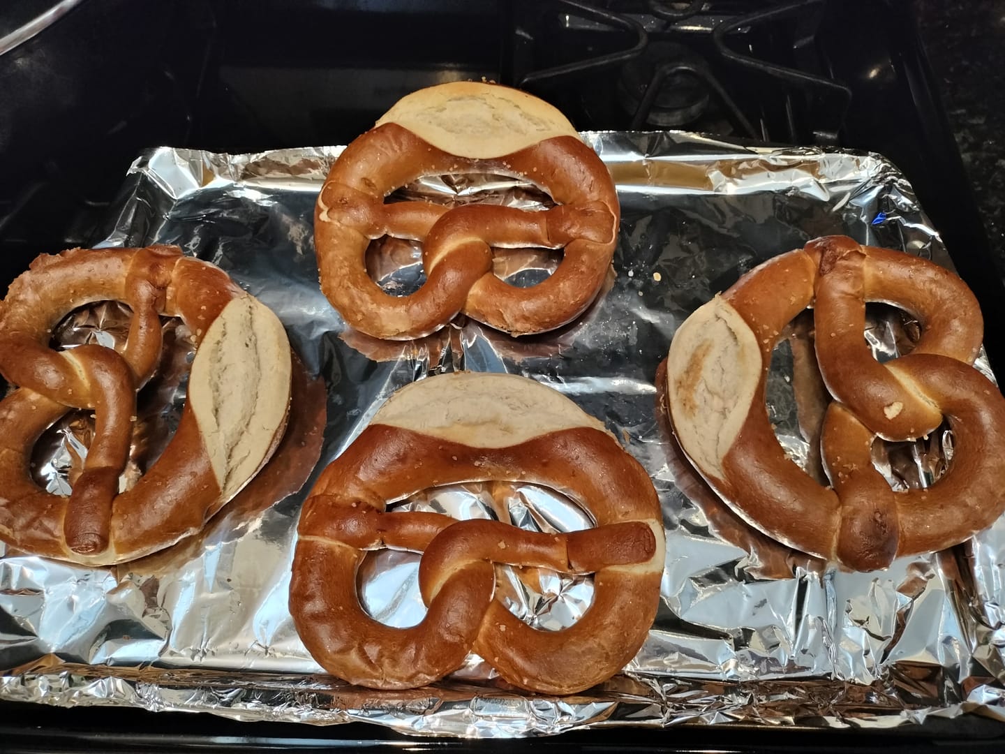 Customer photo review of XL Oktoberfest Pretzels (4 pack)
