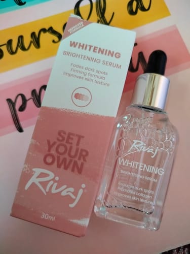 Customer photo review of Face Serum - Whitening (30ml)