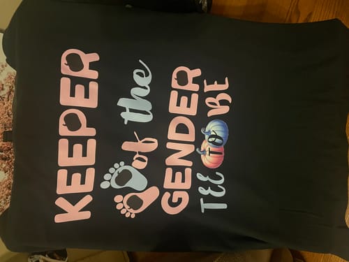 Customer photo review of Custom DTF Transfer 14 x 14