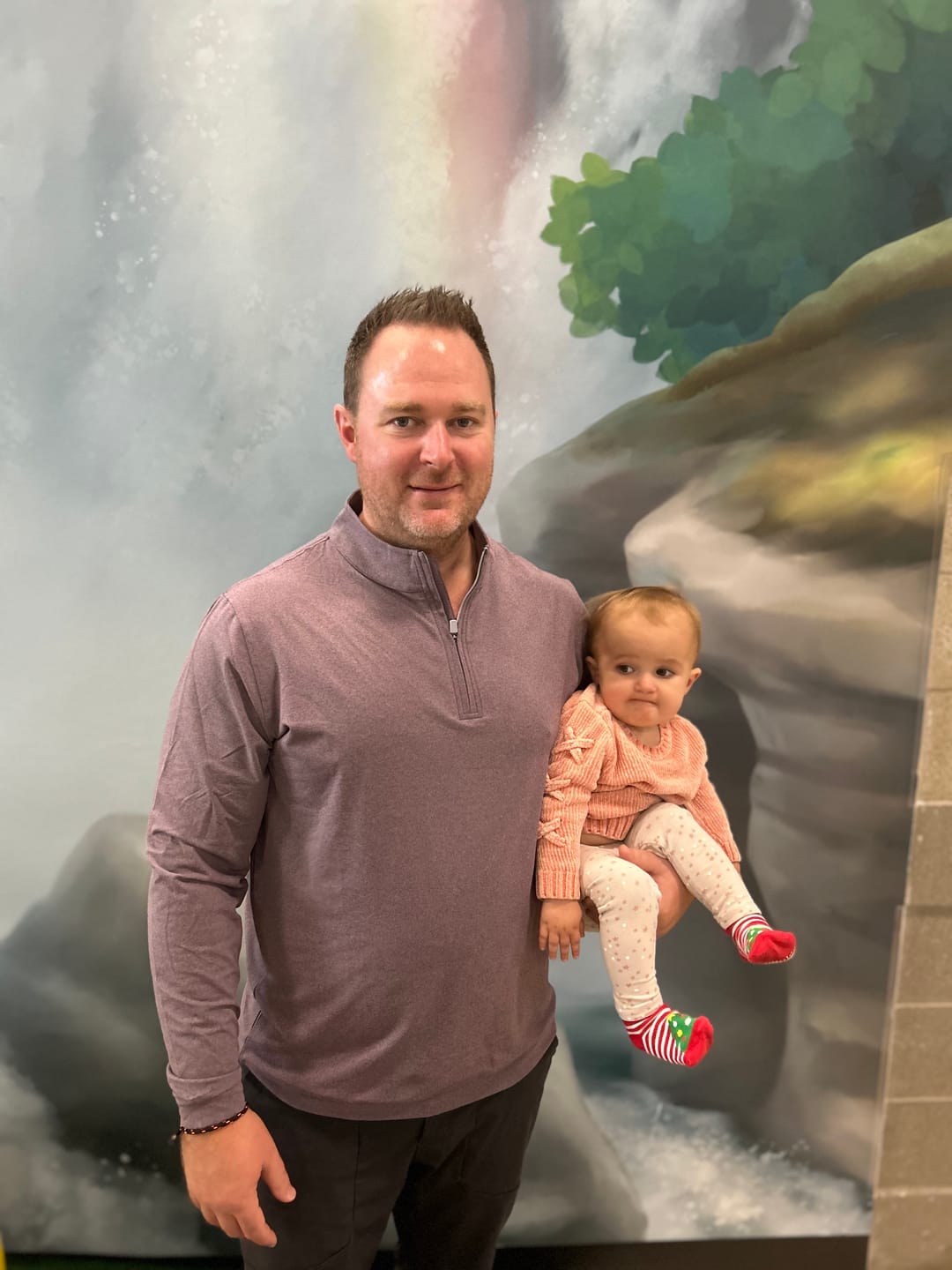 Customer photo review of Heathered 1/4 Zip