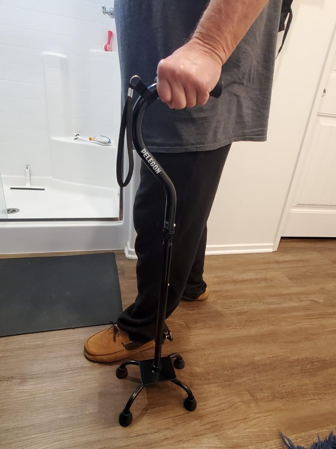 Customer photo review of Quad Cane (300 lb)