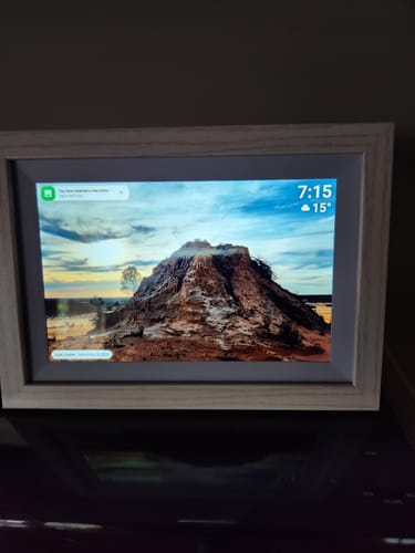 Customer photo review of Digital Photo Frame