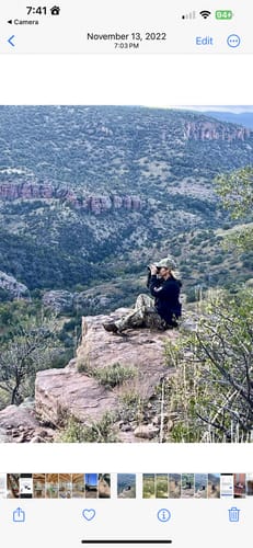 Customer photo review of Women's Townsend Ridge Techshell Pant