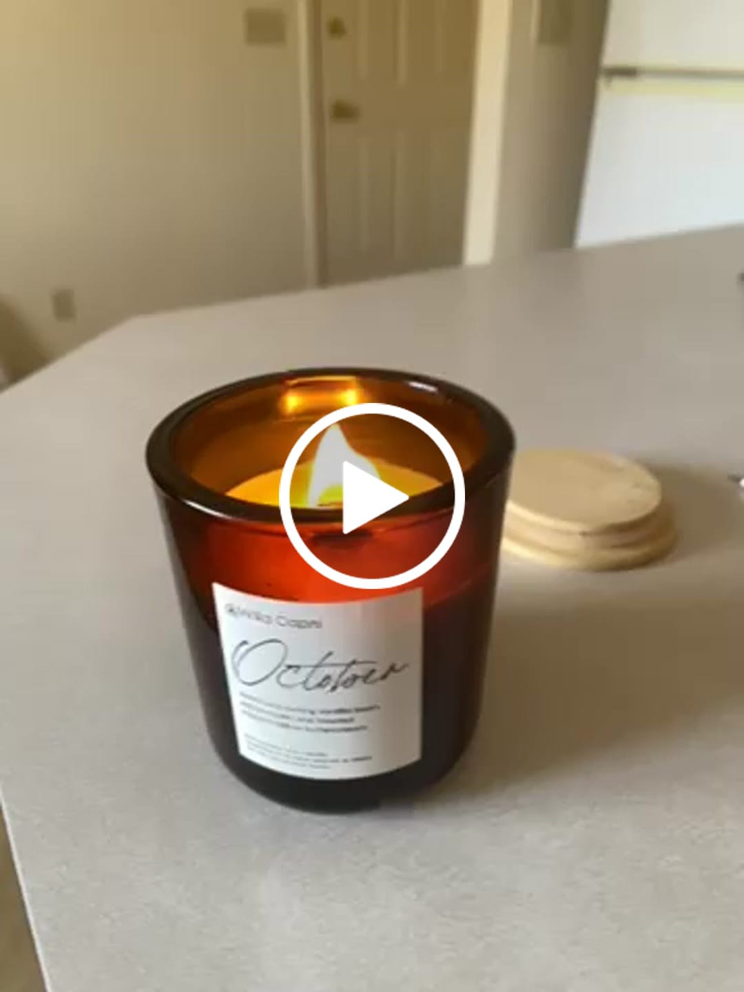 Customer video review of October Candle