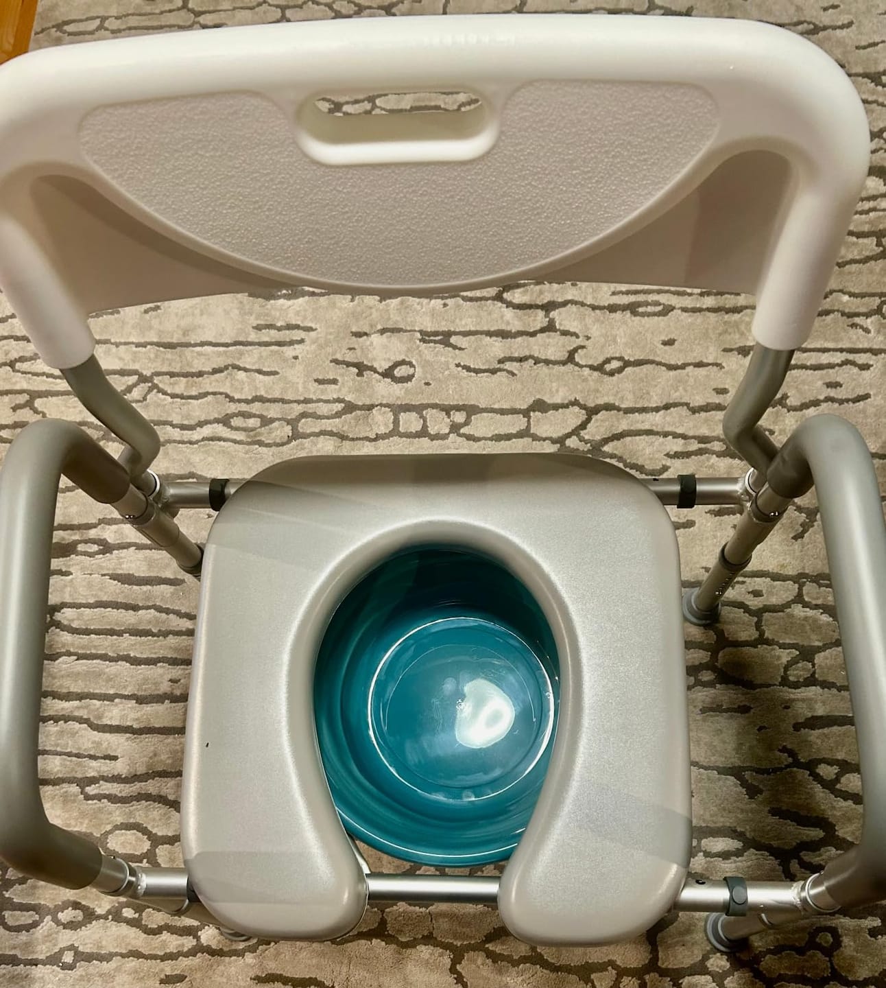 Customer photo review of Raised Toilet Seat (400lb)